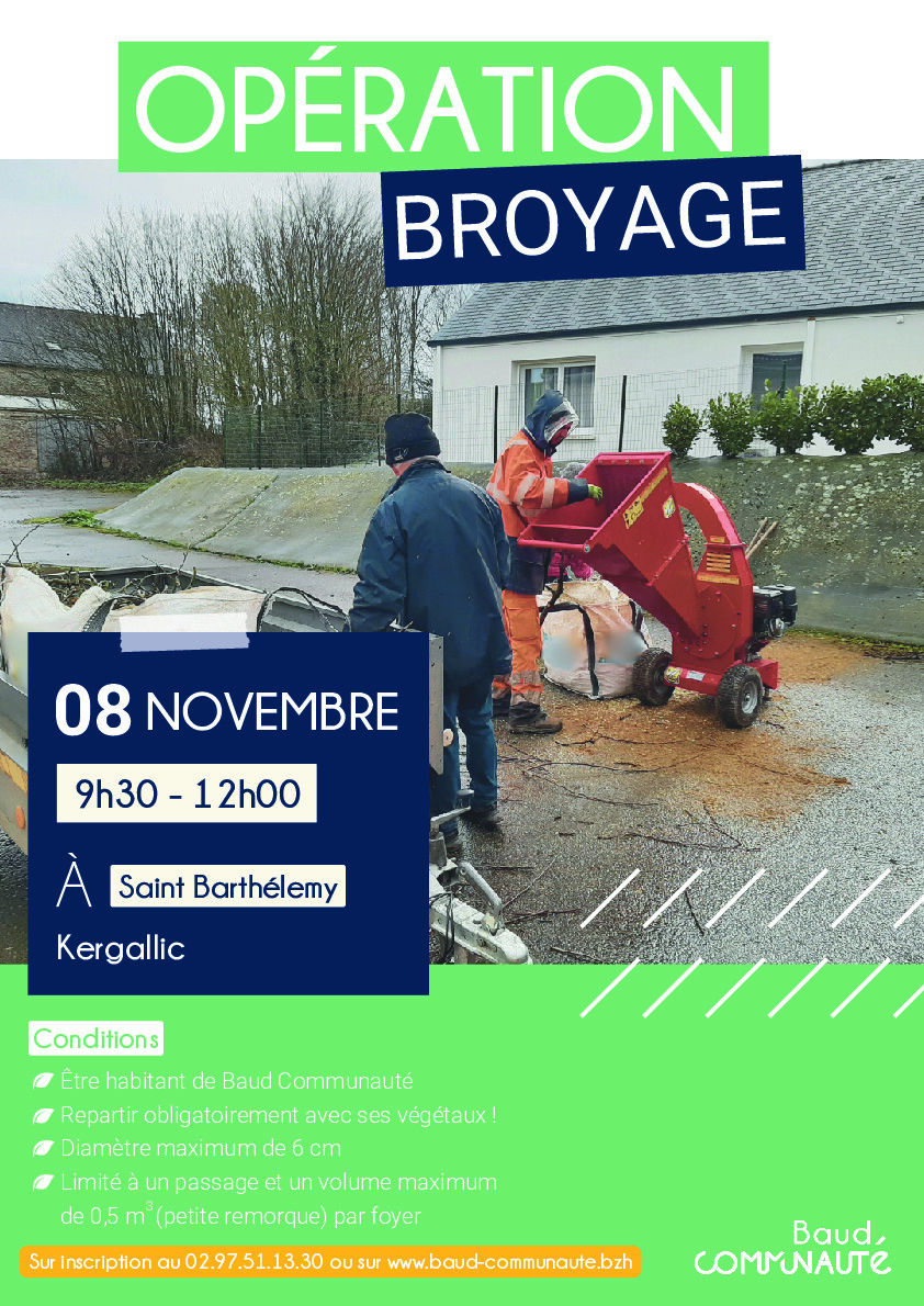 affiche opération broyage st bart